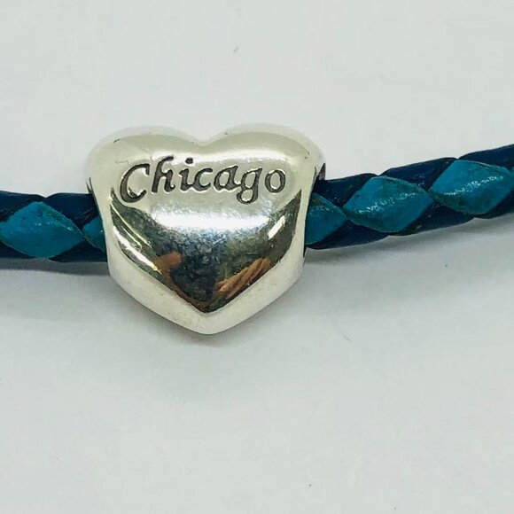 Pandora Jewelry - ✨✨Pandora Chicago Exclusive Heart Bead Charm Travel Souvenir Gift Pendant